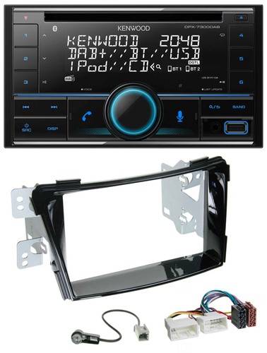 Kenwood 2din dab usb - cd, mp3