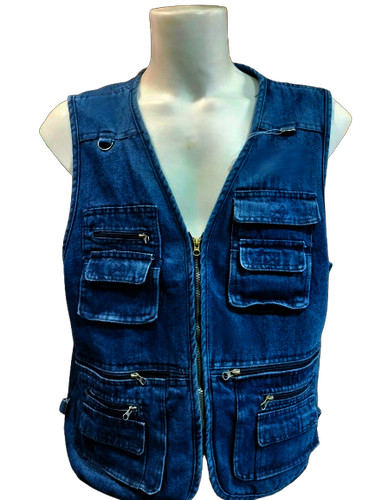 Gilet jeans uomo smanicato - uomo,