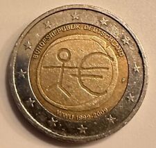 Moneta Rara da 2 Euro della Bundesrepublik Deutschland WWU 1999-2009/ Rare Coin