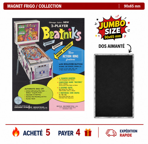 Magnet frigo beatniks italian - beatniks,