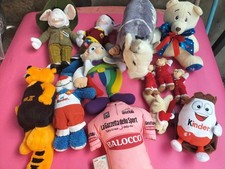 Originali Lotto Collezione Vintage Gadget Pubblicità Poupet Pupazzi Peluche Rari