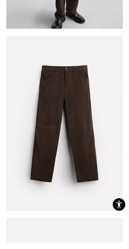 Pantalone zara marrone - zara,