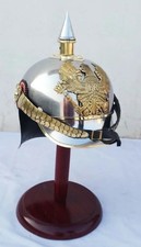 ELMETTO TEDESCO DELLA PRIMA GUERRA MONDIALE FR PICKELHAUBE IN ACCIAIO E...