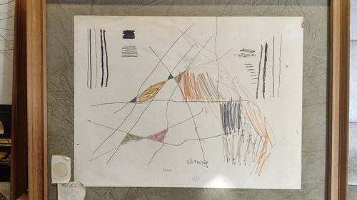Quadro disegno bruno - quadro, munari