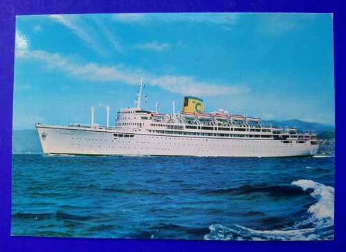 Cartolina foto motonave - foto,