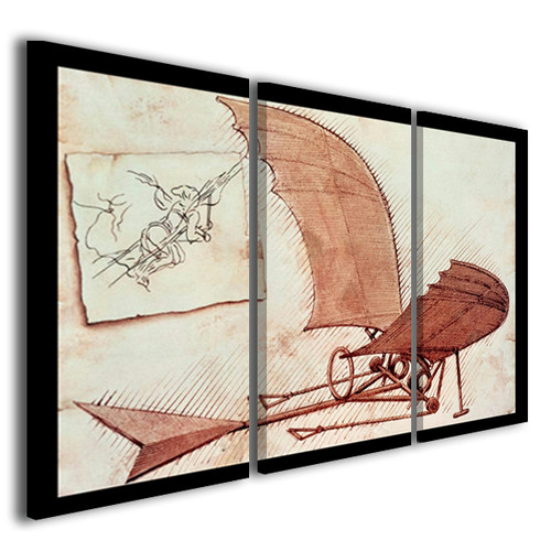 Stampe tela leonardo da - su,