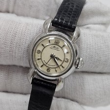 MIDO MULTIFORT SUPER-AUTOMATIC 17J 2 TONE BULLS EYE WOMEN'S WATCH FANCY LUGS 