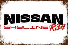 Targa in latta NISSAN SKYLINE