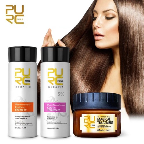 Set maschera capelli liscia
