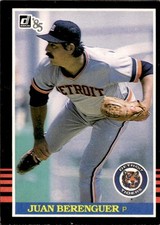 Card Baseball Donruss 1984 # 272 Juan Berenguer