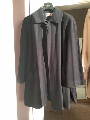 Cappotto donna lana blu - cappotto,