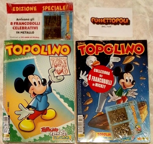 Topolino 3288 3289 con 4 - e,