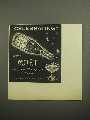 1956 moet champagne - ad,