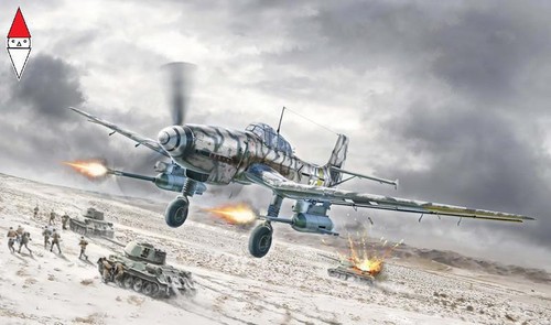 Italeri junker 87 g - italeri, ju-87