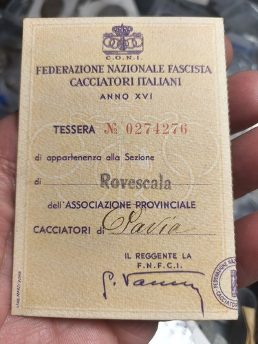 Tessera federazione nazionale - ,