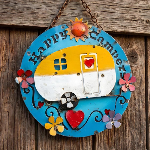 Insegna camper happy - camper,