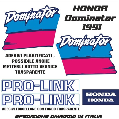 Adesivi honda dominator 1991 - honda,