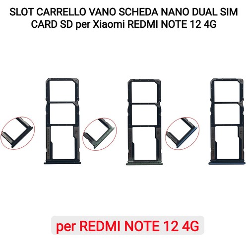 Slot carrello vano scheda nano - slot,