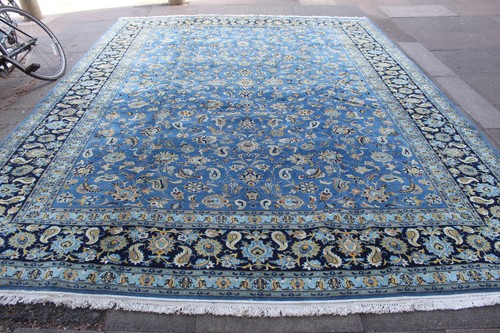 Tappeto grande blu - , lana