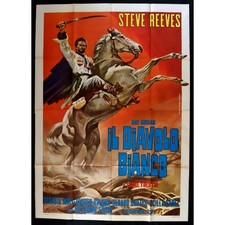 M231 MANIFESTO 4F AGI MURAD IL DIAVOLO BIANCO STEVE REEVES RICCARDO FREDA MOLL