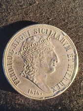Regno delle Due Sicilie - Ferdinando I - Piastra da 120 Grana 1818 Napoli  