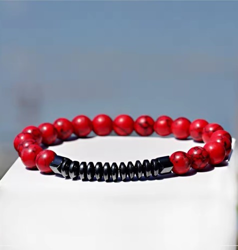 Bracciale elasticizzato pietra