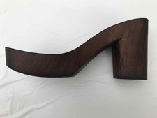 Fondi suola zoccolo donna effetto legno Testa di Moro - N. 38