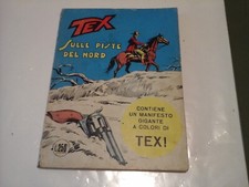 TEX ORIGINALE - N.122 - SULLE PISTE DEL NORD - CON MANIFESTO - L.250 - E. ARALDO