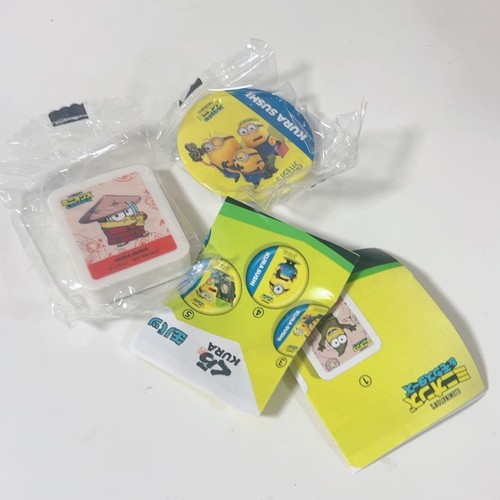 Kura sushi minions set - minions,
