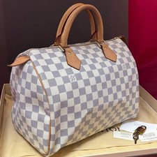 Bellissimo articolo Louis Vuitton Speedy 30 Damier Azzurro