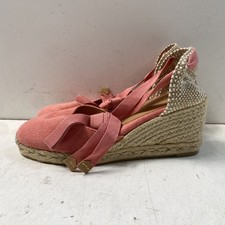 Castaner Coral Pink Canvas Tie