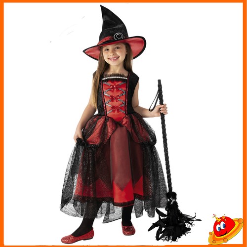 Costume halloween strega rossa - halloween,