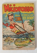 MICIOROSSO VERSO L'ISOLA DEL TESORO raccolta n.1 Ed. Organizzazione R.P. 1954 !!