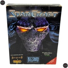 Starcraft + Brood War IBM PC CD-Rom gioco Big Box CIB Blizzard 1996