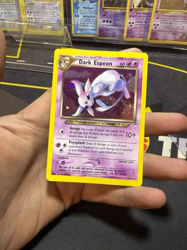 Dark espeon unlimited holofoil - espeon,