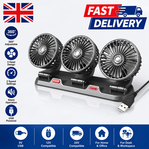 Ventilatore auto teste - auto, 3