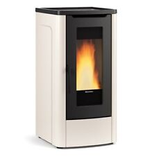 Stufa pellet ventilata 5 stelle NORDICA EXTRAFLAME Dahiana 5.0 avorio 10,0 kW