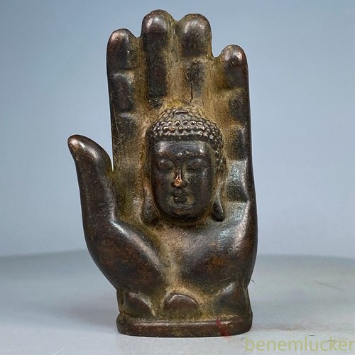 Testa buddha intagliata - testa, di