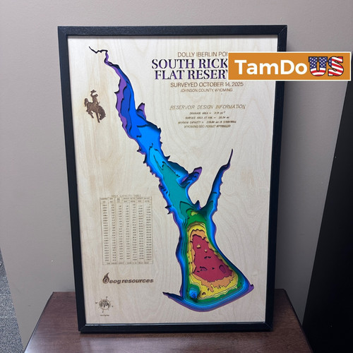 Wood laser cut map - 3d,