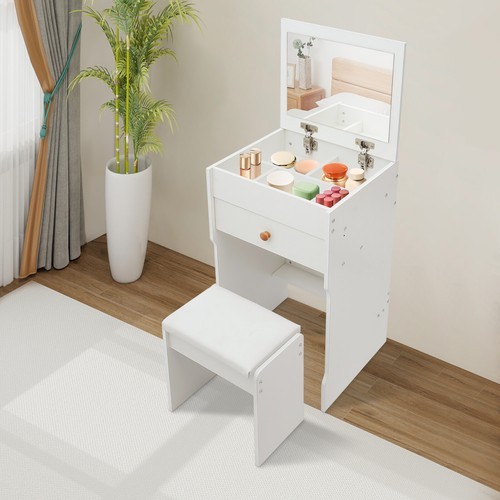 Tavolo vanity bianco - bianco, trucco