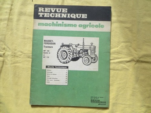 Tracteur massey ferguson - tracteur, 165