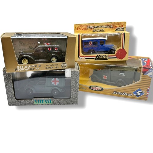 Modellino auto ambulanze - x4,