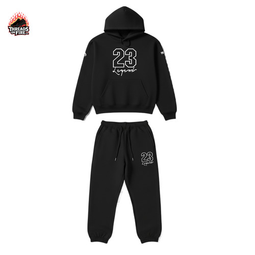 Felpa nera bianca streetwear