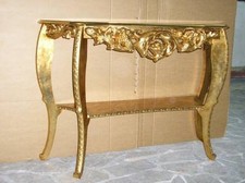 CONSOLLE IN LEGNO DECORO