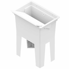 Lavabo lavatoio in resina antiurto per esterno cm 59x41 completo  hobby