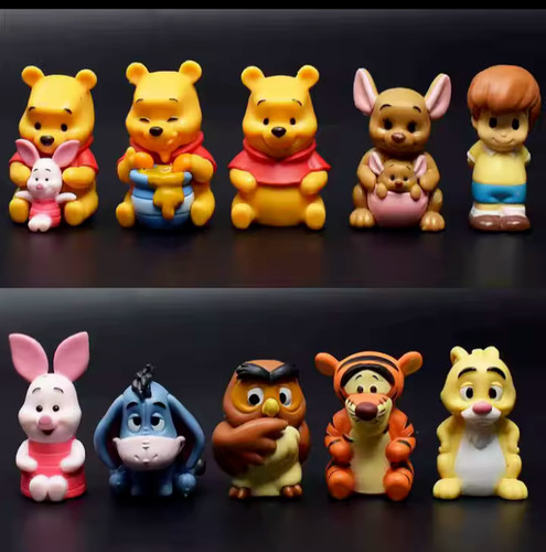 Set figurine winnie the pooh - winnie,