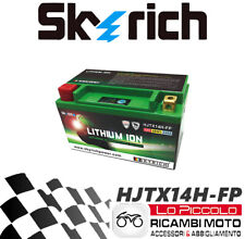 Triumph OS 1200 Thruxton 2016 2017 BATTERIA MOTO LITIO YTX12-BS SKYRICH