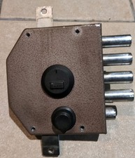 AUNO SERRATURA A DOPPIA MAPPA PER PORTE IN LEGNO TRIPLICE ART. 1350 SX