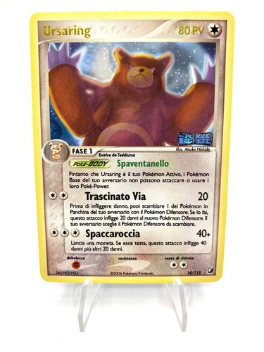 Carta pokemon ursaring 115 - carta,