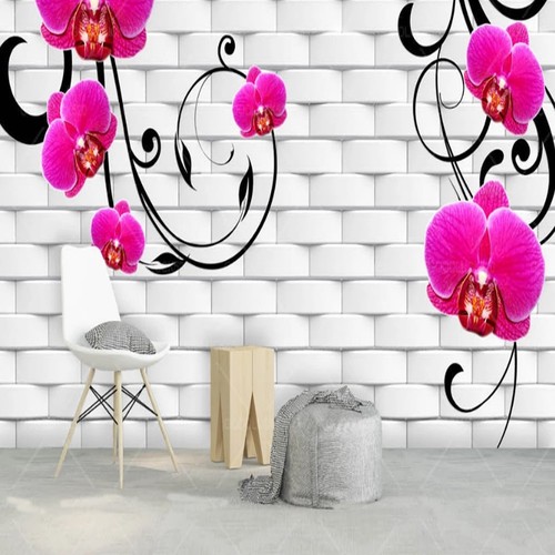 Fototapete orchidee ranken - fototapete, 3d